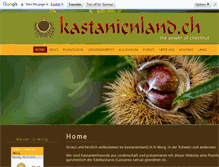 Tablet Screenshot of kastanienland.ch